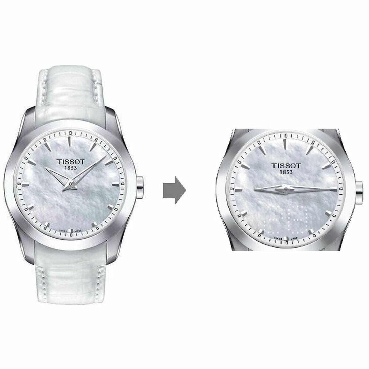 Ladies’Watch Tissot COUTURIER SECRET DATE ( 33 mm)