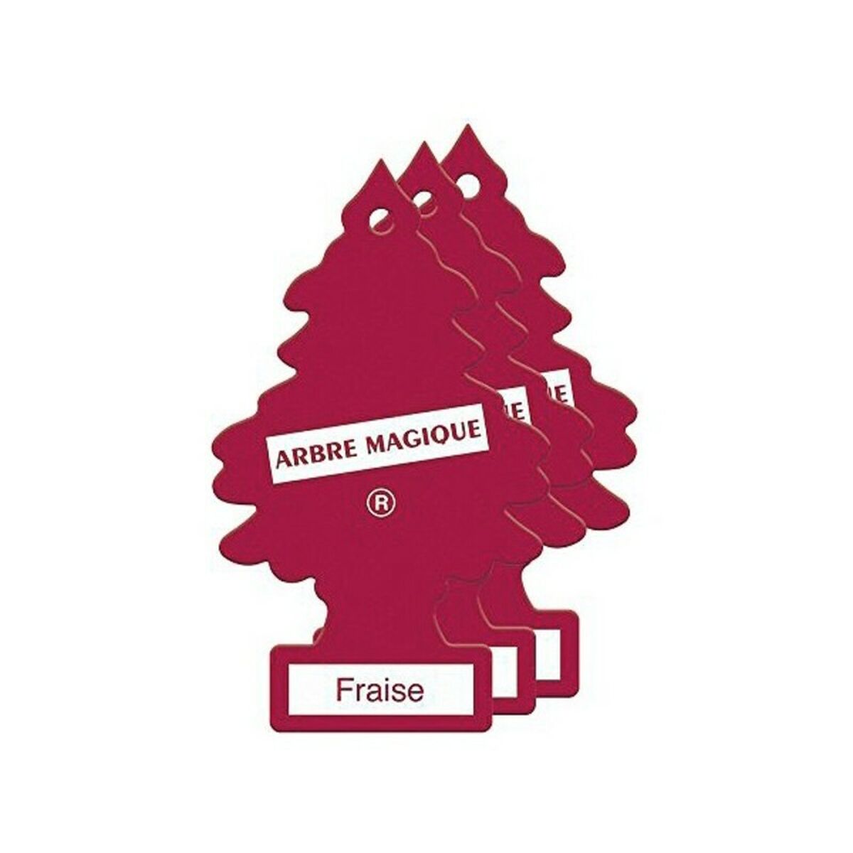 Car Air Freshener Arbre Magique Pinewood Strawberry (3 uds) Car Air Freshener Arbre Magique Pinewood Strawberry (3 uds)