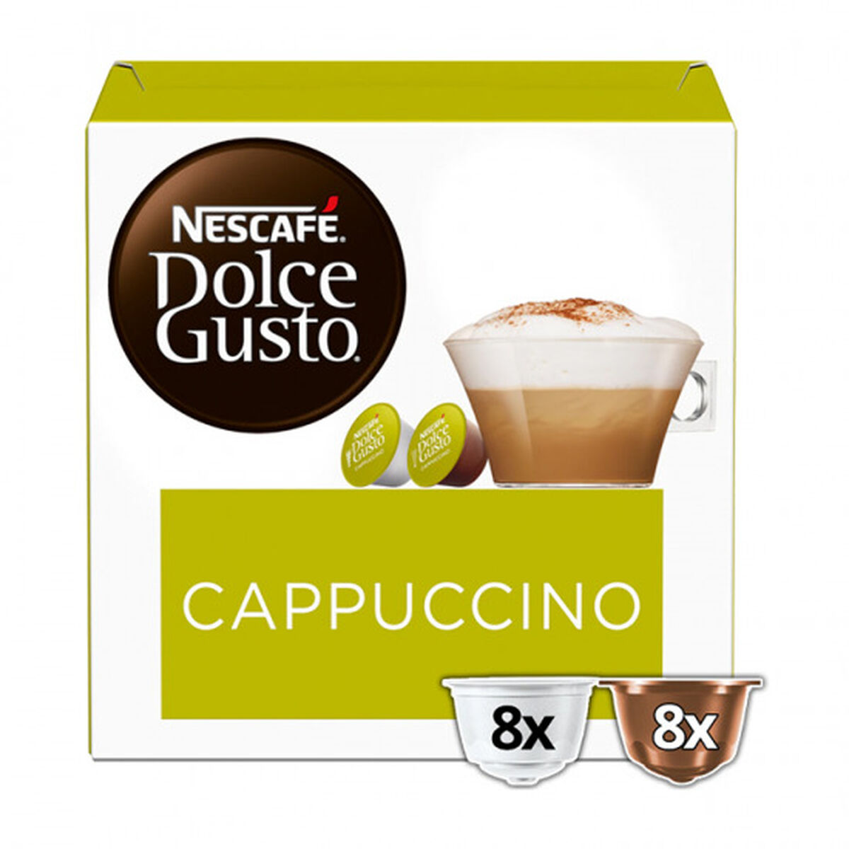 Coffee Capsules Nestlé CAPPUCCINO Cappuccino (16 Units) (8 uds) Coffee Capsules Nestlé CAPPUCCINO Cappuccino (16 Units) (8 uds)