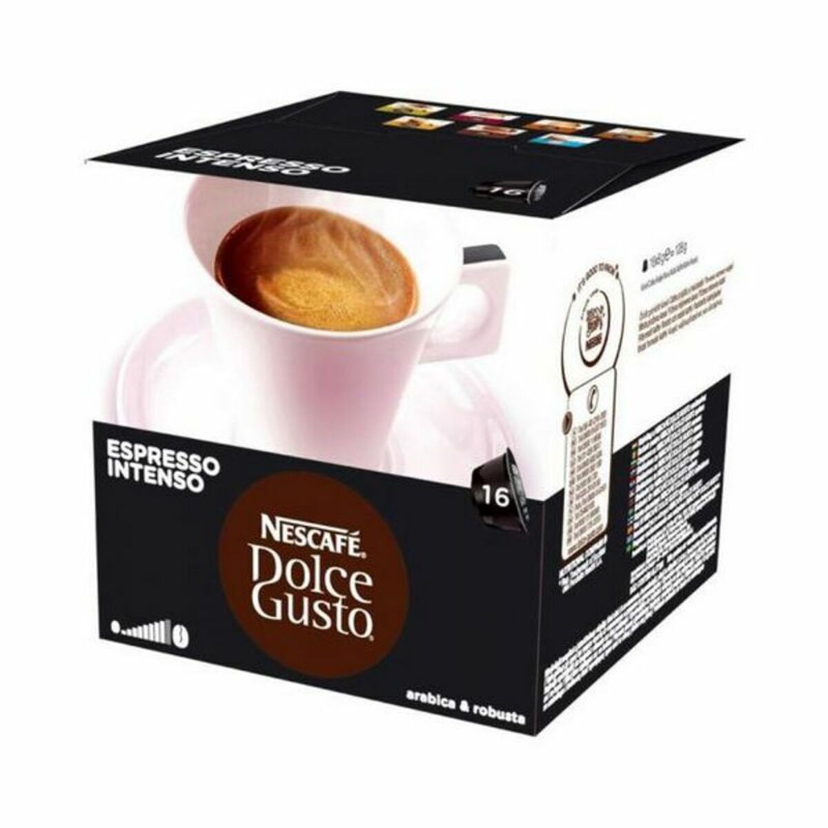 Case Nescafé Dolce Gusto 12045793 Espresso Intenso (16 uds) 16 Units Case Nescafé Dolce Gusto 12045793 Espresso Intenso (16 uds) 16 Units
