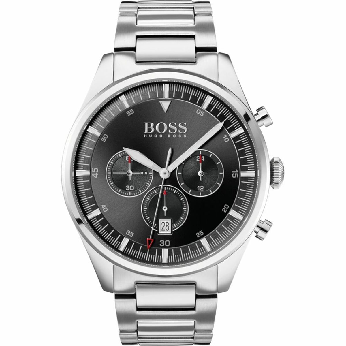 Men’s Watch Hugo Boss Black Silver (Refurbished B)