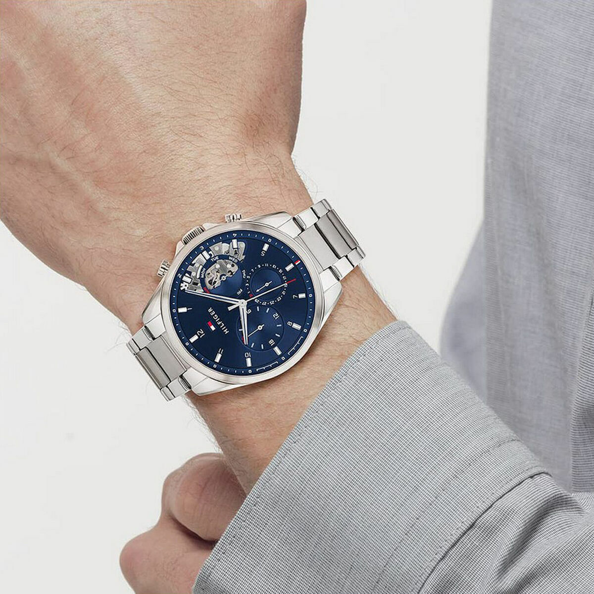 Men’s Watch Tommy Hilfiger 1710448 Silver