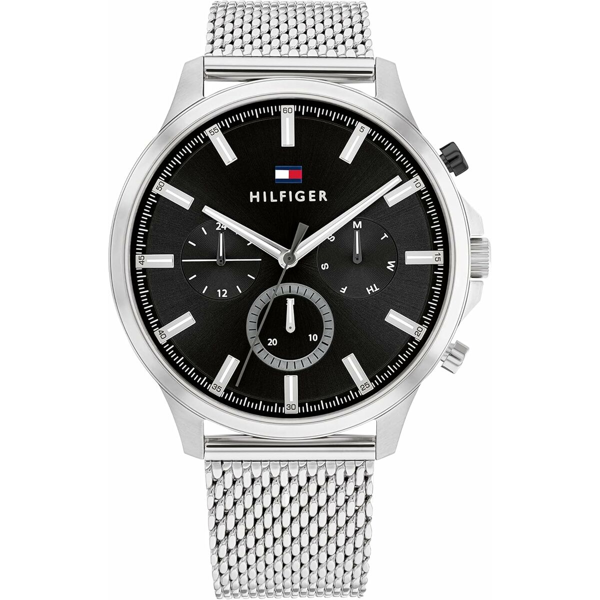 Men’s Watch Tommy Hilfiger RYDER Black Silver