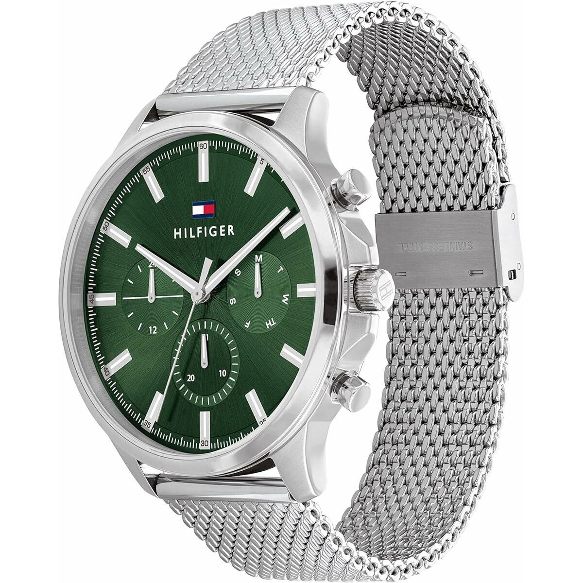 Men’s Watch Tommy Hilfiger 1683474 Green Silver