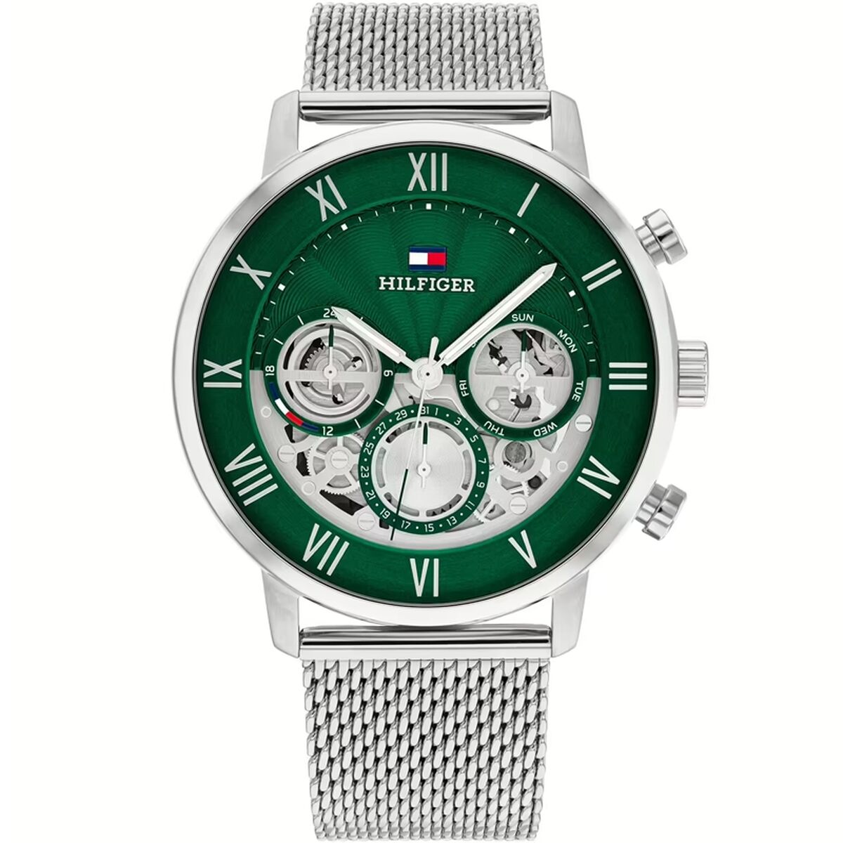 Men’s Watch Tommy Hilfiger 1692189 Green Silver