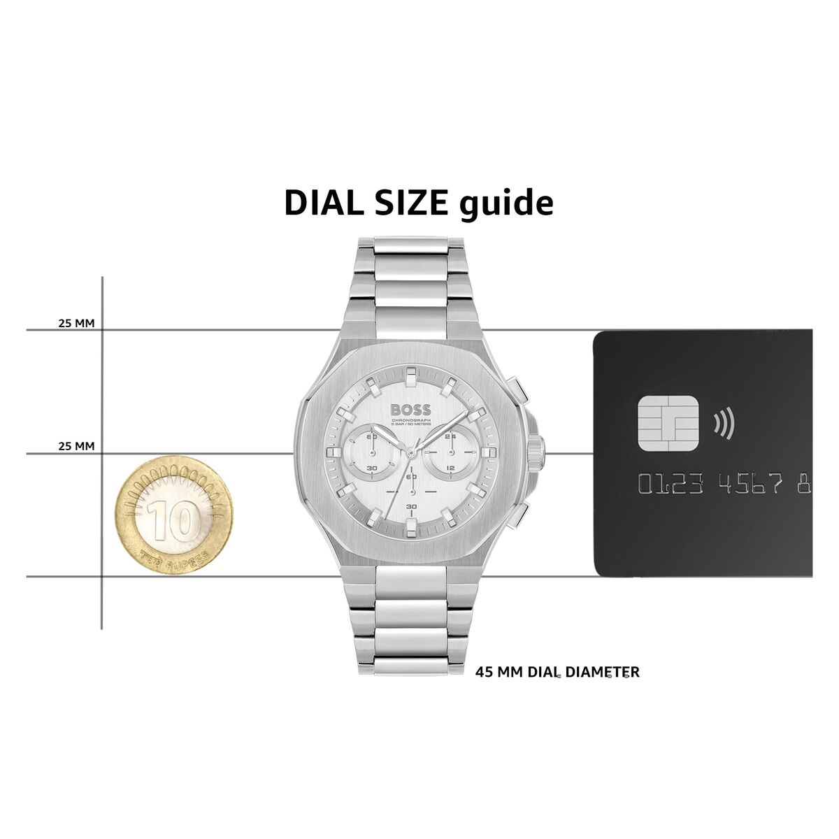 Men’s Watch Hugo Boss 1514087 ( 45 mm)