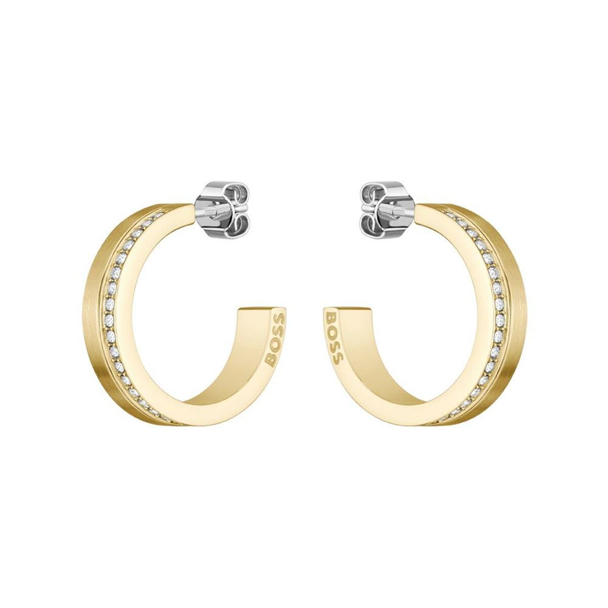 Ladies’ Earrings Hugo Boss 1580522 Stainless steel 2 cm Ladies’ Earrings Hugo Boss 1580522 Stainless steel 2 cm