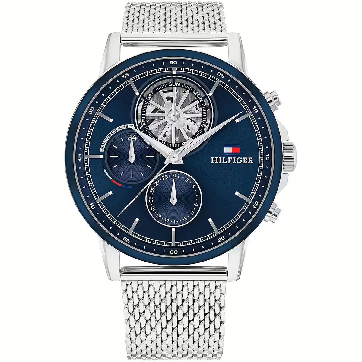 Men’s Watch Tommy Hilfiger STEWART Silver (Ø 44 mm)