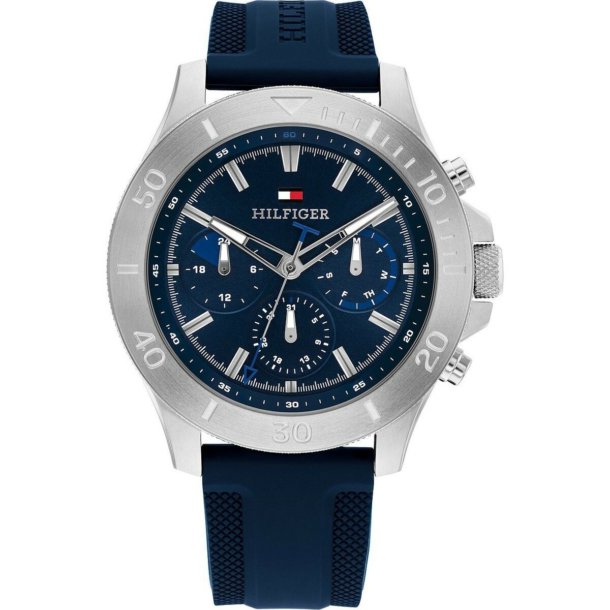 Unisex Watch Tommy Hilfiger 1792112 Navy Blue ( 46 mm)
