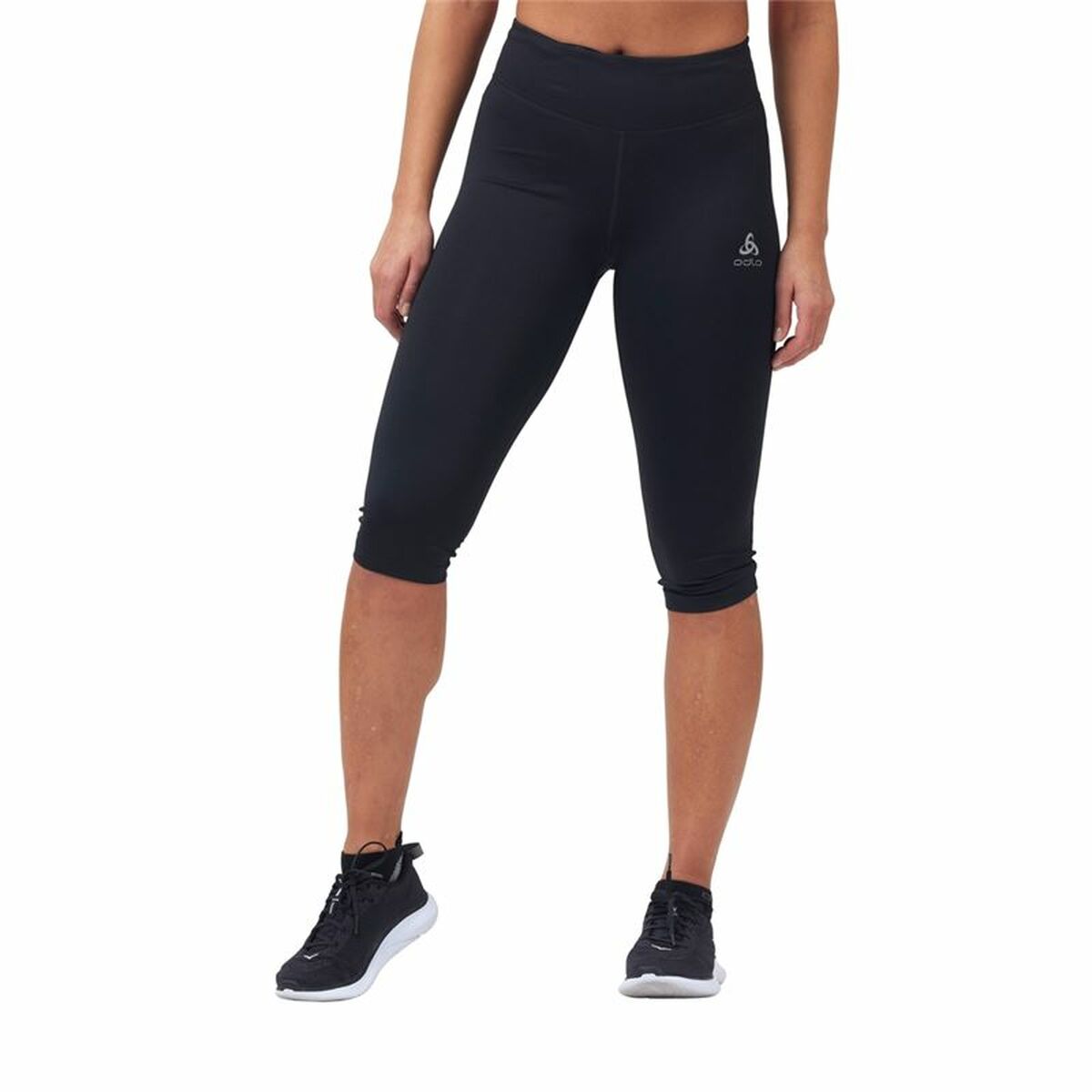 Women’s Cropped Sports Pants Odlo 3/4 Essential Black Women’s Cropped Sports Pants Odlo 3/4 Essential Black