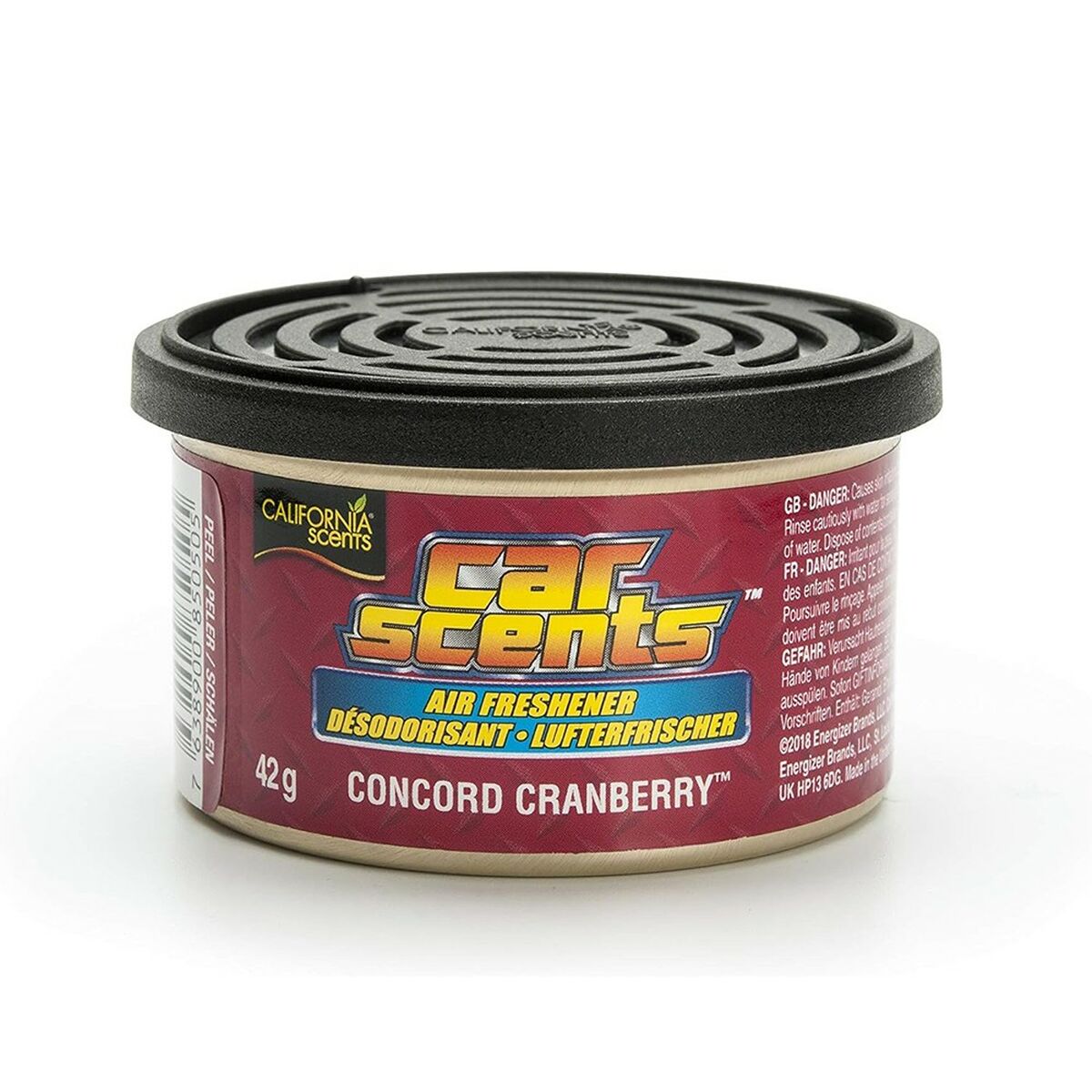 Car Air Freshener California Scents CCS-1246CTMC Concord Cranberry Can 42 g Car Air Freshener California Scents CCS-1246CTMC Concord Cranberry Can 42 g