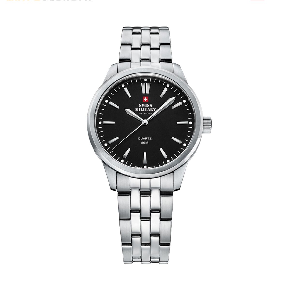 Men’s Watch Swiss Military Chrono SMP36010.01 Silver