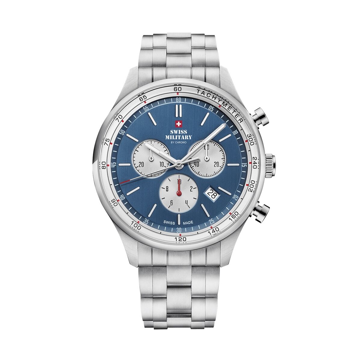 Men’s Watch Swiss Military Chrono SM34081.03 Silver
