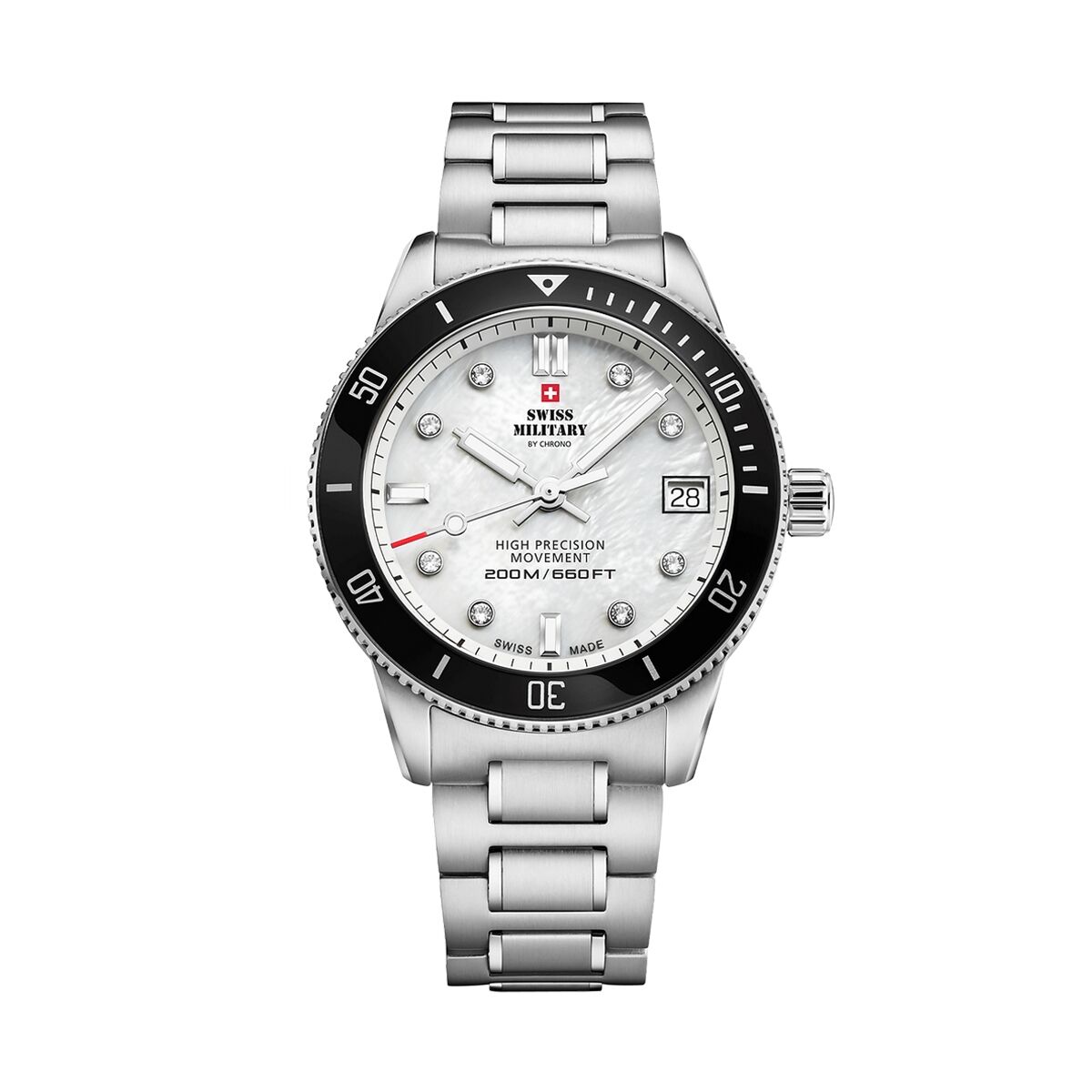Men’s Watch Swiss Military Chrono SM34089.03 Silver