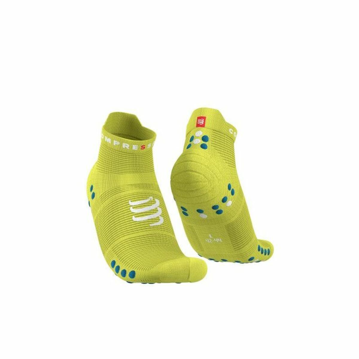 Sports Socks Compressport Pro Racing Yellow Sports Socks Compressport Pro Racing Yellow