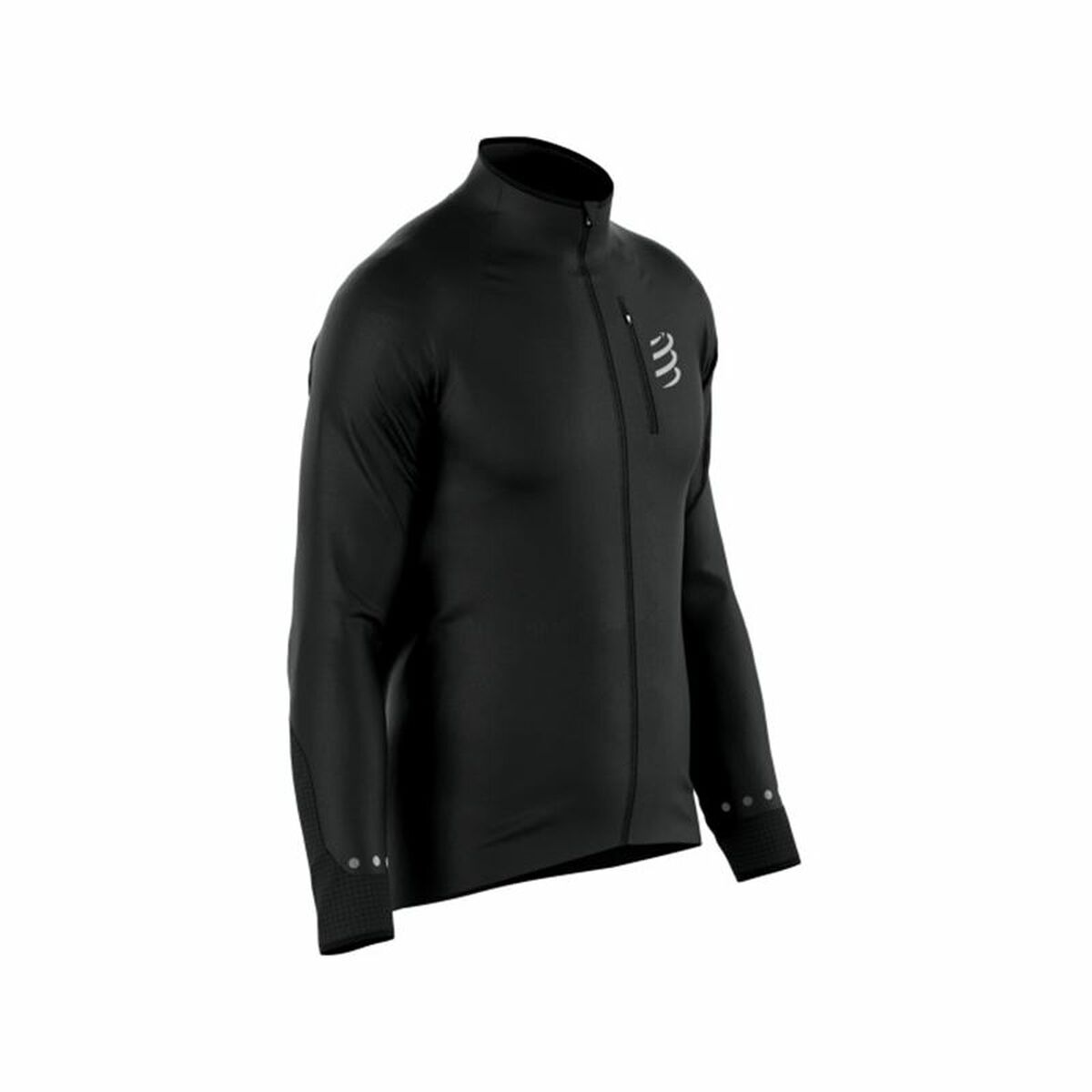 Men’s Sports Jacket Compressport Hurricane indproof Black
