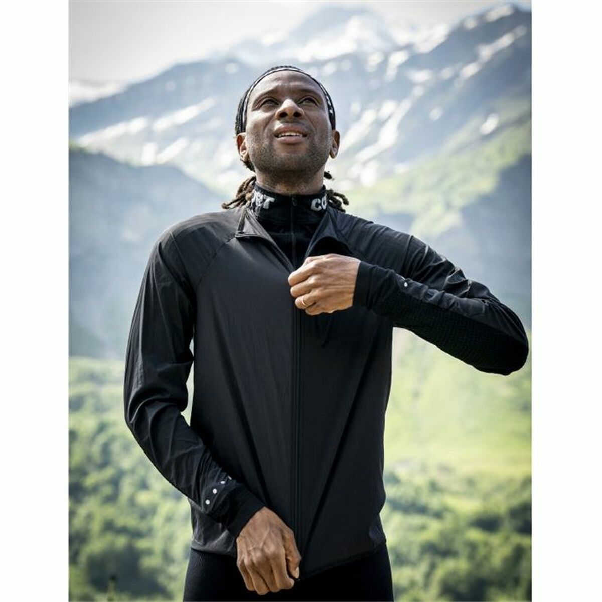 Men’s Sports Jacket Compressport Hurricane indproof Black