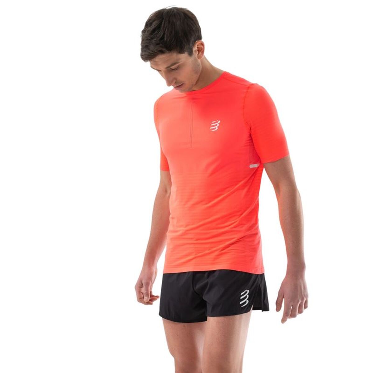 Men’s Short Sleeve T-Shirt Compressport Pro Racing Red Men’s Short Sleeve T-Shirt Compressport Pro Racing Red