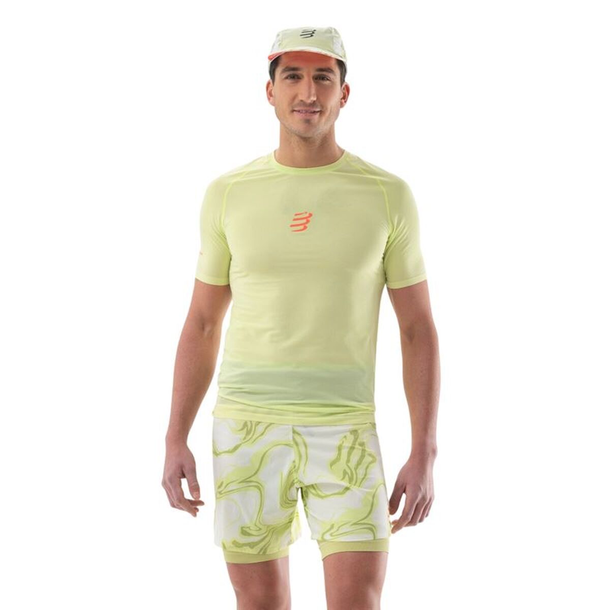 Men’s Short Sleeve T-Shirt Compressport Trail Racing Ss Lemon Men’s Short Sleeve T-Shirt Compressport Trail Racing Ss Lemon