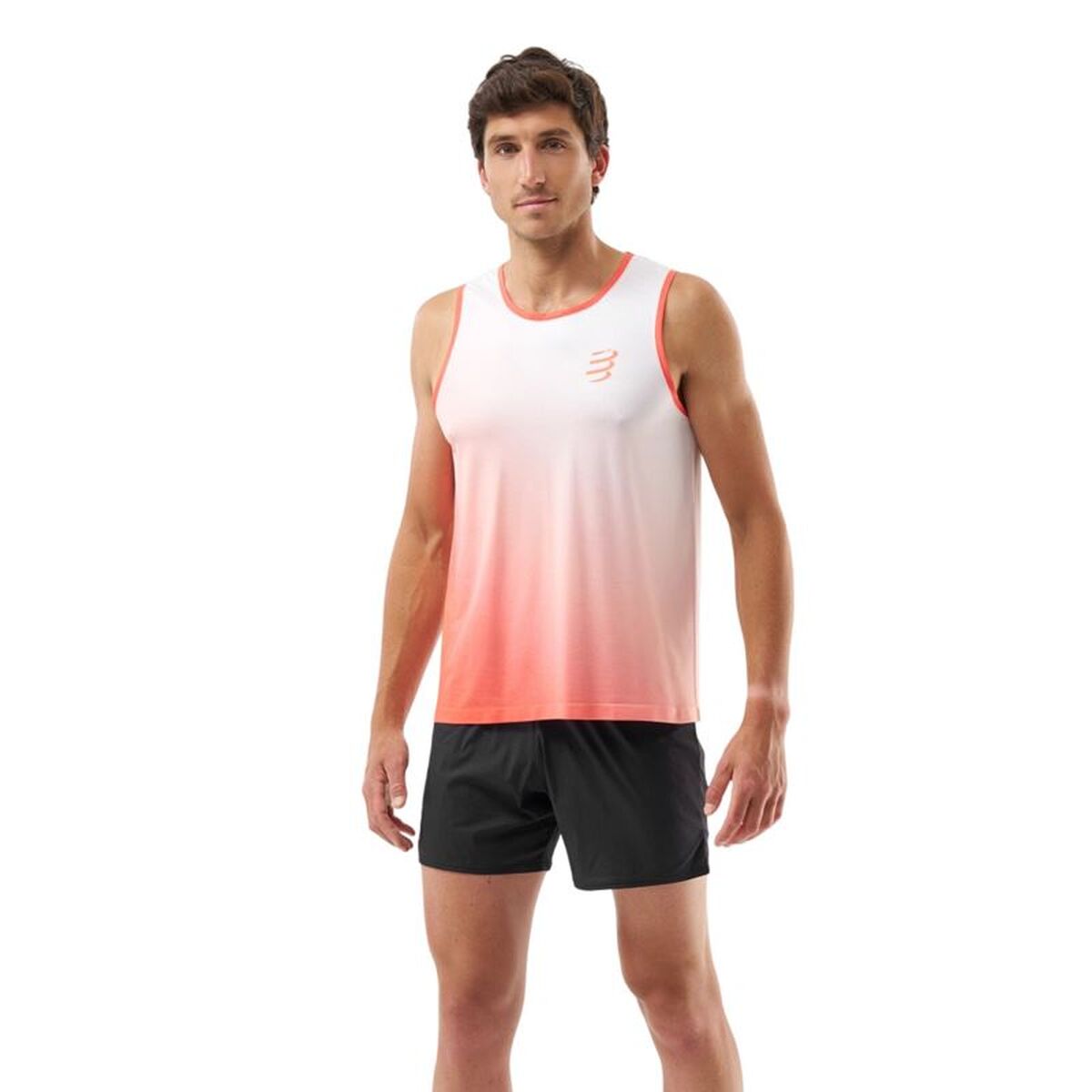 Men’s Sleeveless T-shirt Compressport Performance White