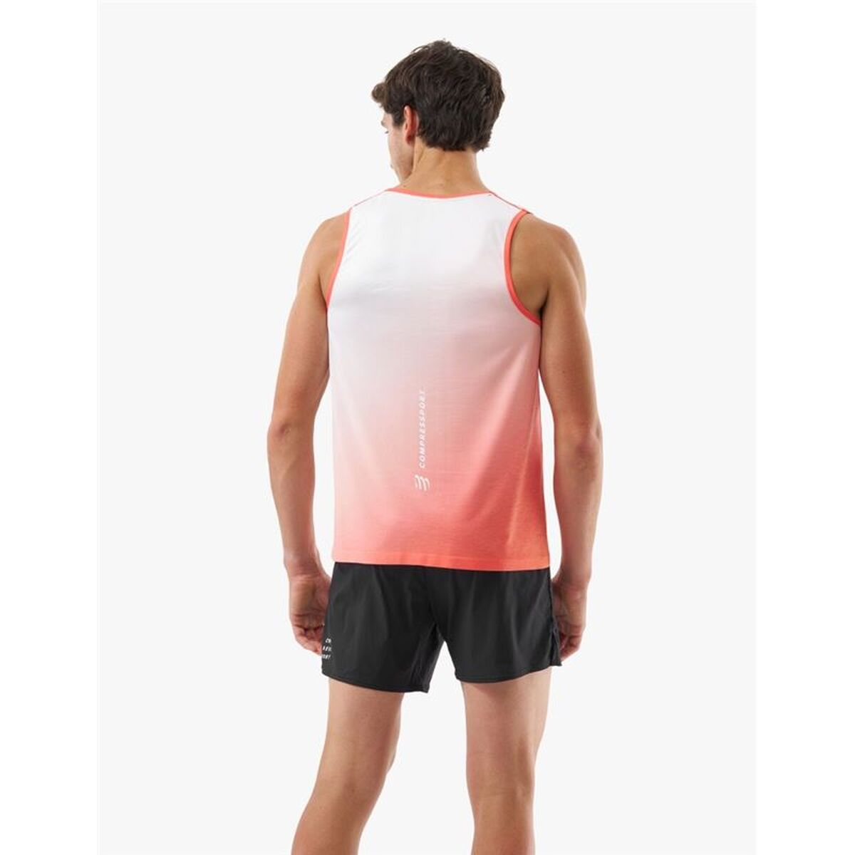 Men’s Sleeveless T-shirt Compressport Performance White
