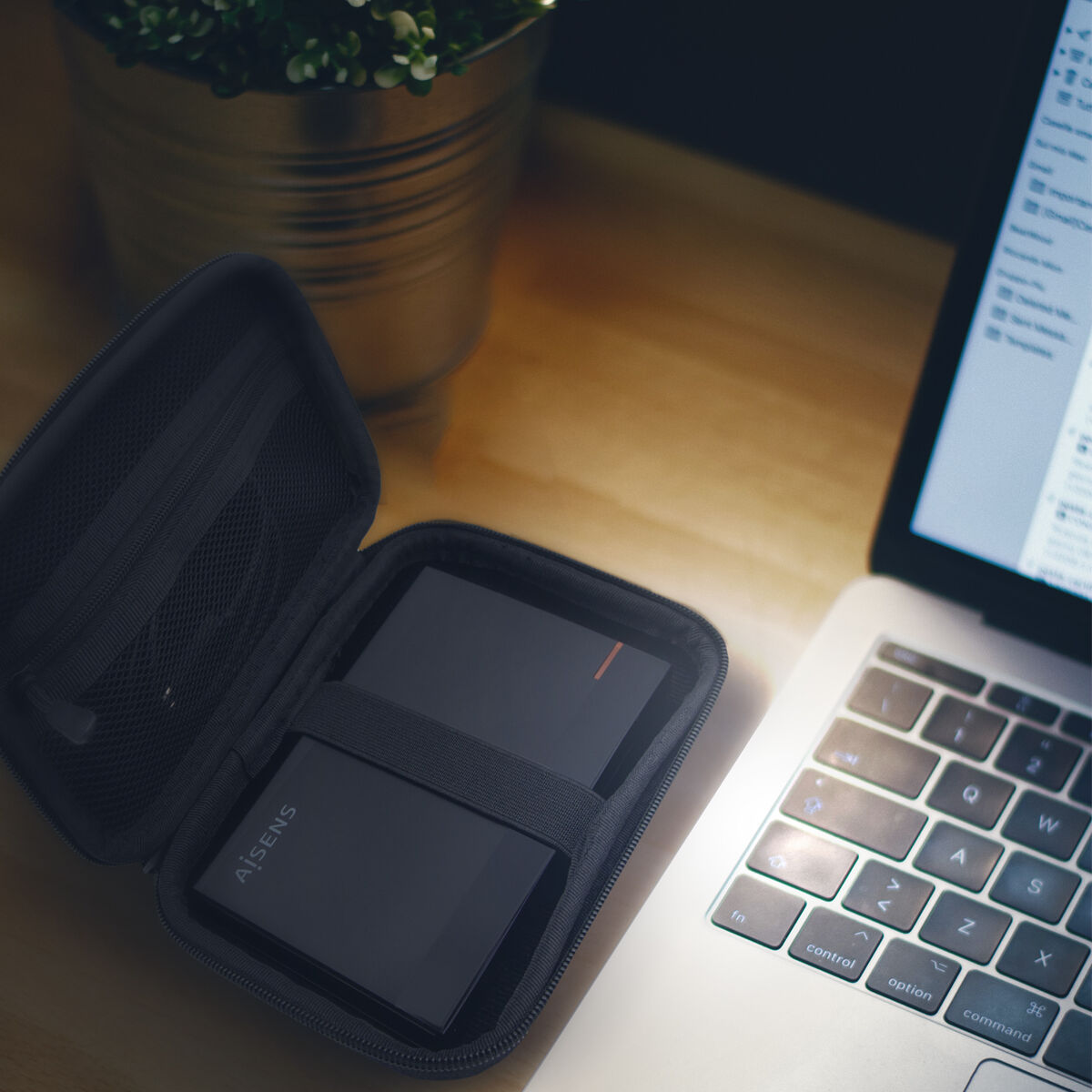 Hard drive case Aisens ASBG-003-BK