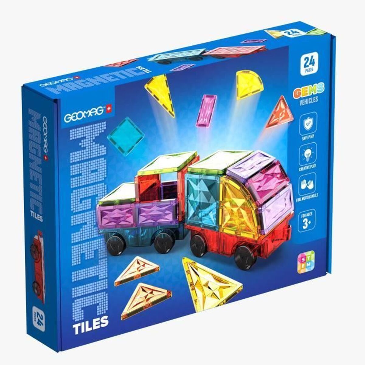 Construction set Geomag 24 Pieces Construction set Geomag 24 Pieces