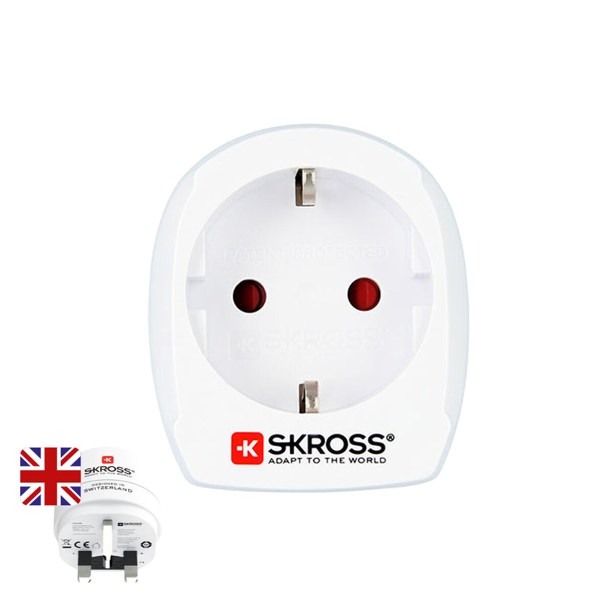 Current Adaptor Skross 1500230-E European United Kingdom Current Adaptor Skross 1500230-E European United Kingdom