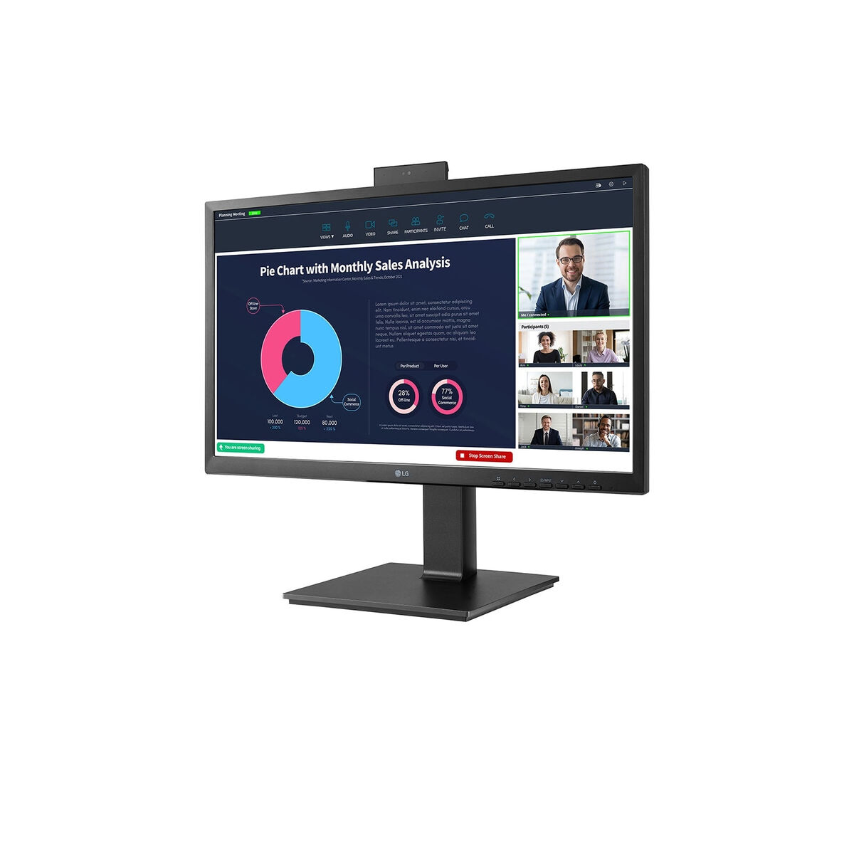 Monitor LG 24BP75CP-B Full HD 23,8″
