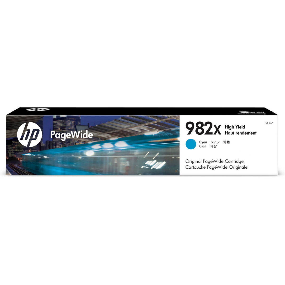 Original Ink Cartridge HP T0B27A Cyan (1 Unit) Original Ink Cartridge HP T0B27A Cyan (1 Unit)