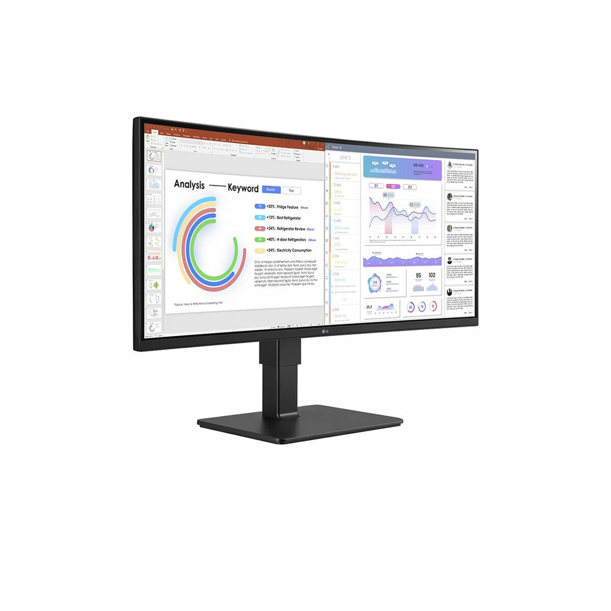 Monitor LG 34BQ77QC-B Wide Quad HD 34″ 60 Hz