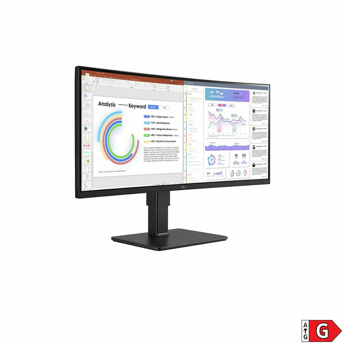 Monitor LG 34BQ77QC-B Wide Quad HD 34″ 60 Hz