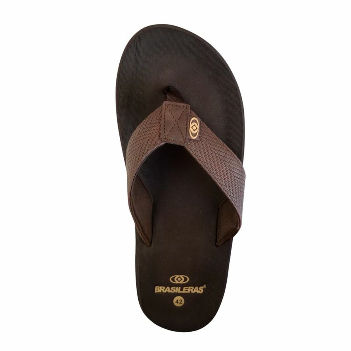 Men’s Flip Flops Brasileras Puff Brown