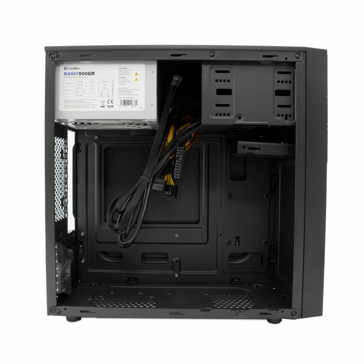 ATX Micro Box CoolBox COO-PCM580-1 Black