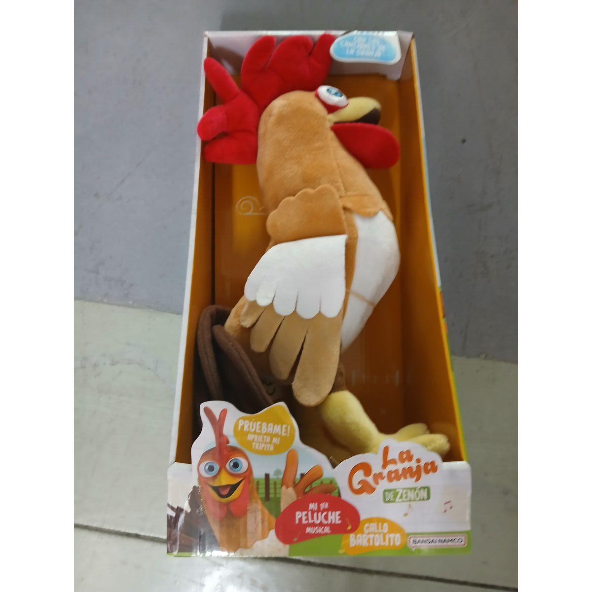 Soft toy with sounds Bandai 80004 13 x 17 x 34 cm (ES) (13 x 17 x 34 cm)