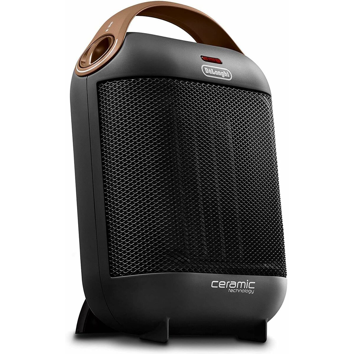 Portable Ceramic Heater DeLonghi HFX30C18IW Black Grey Anthracite 1800 W