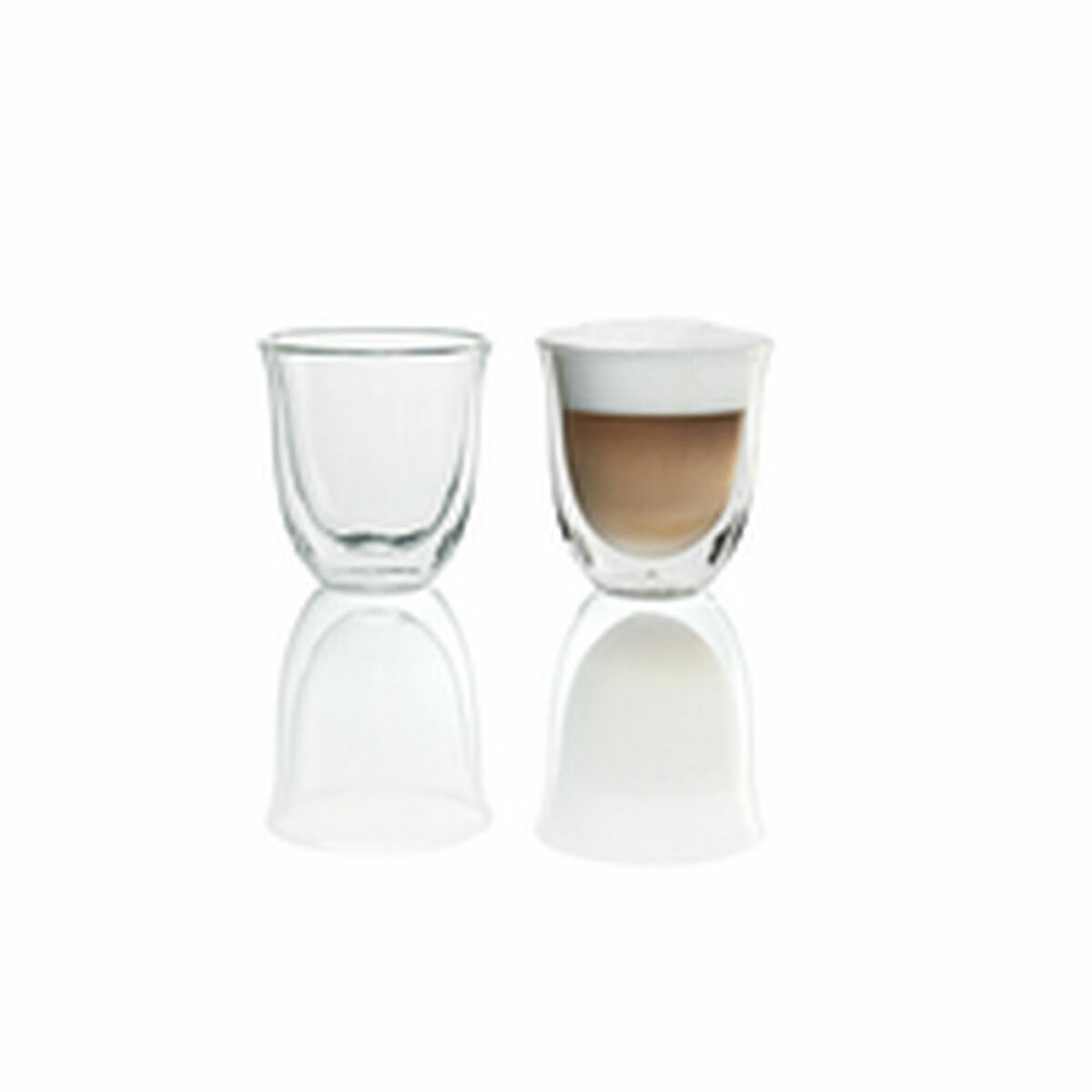 2 Piece Coffee Cup Set De’Longhi 5513214601 Transparent 2 Pieces