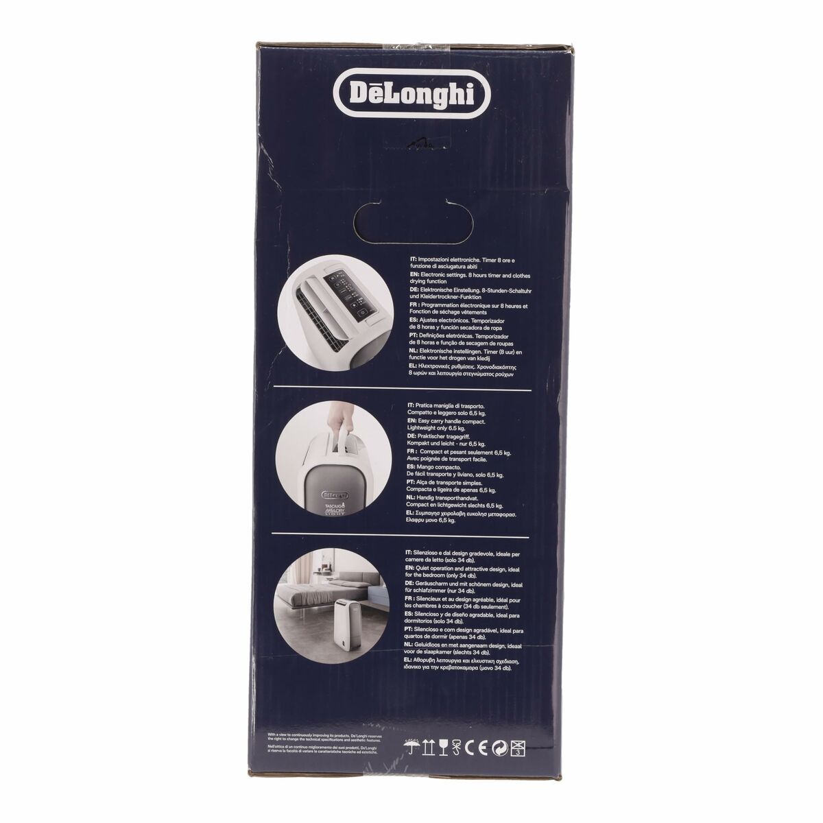 Dehumidifier DeLonghi DNS65 White