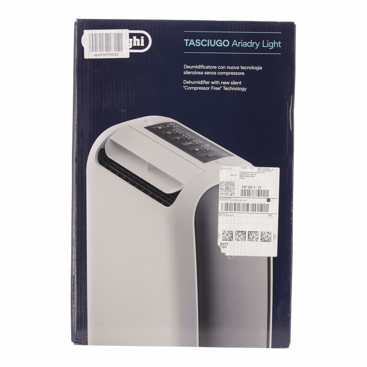 Dehumidifier DeLonghi DNS65 White