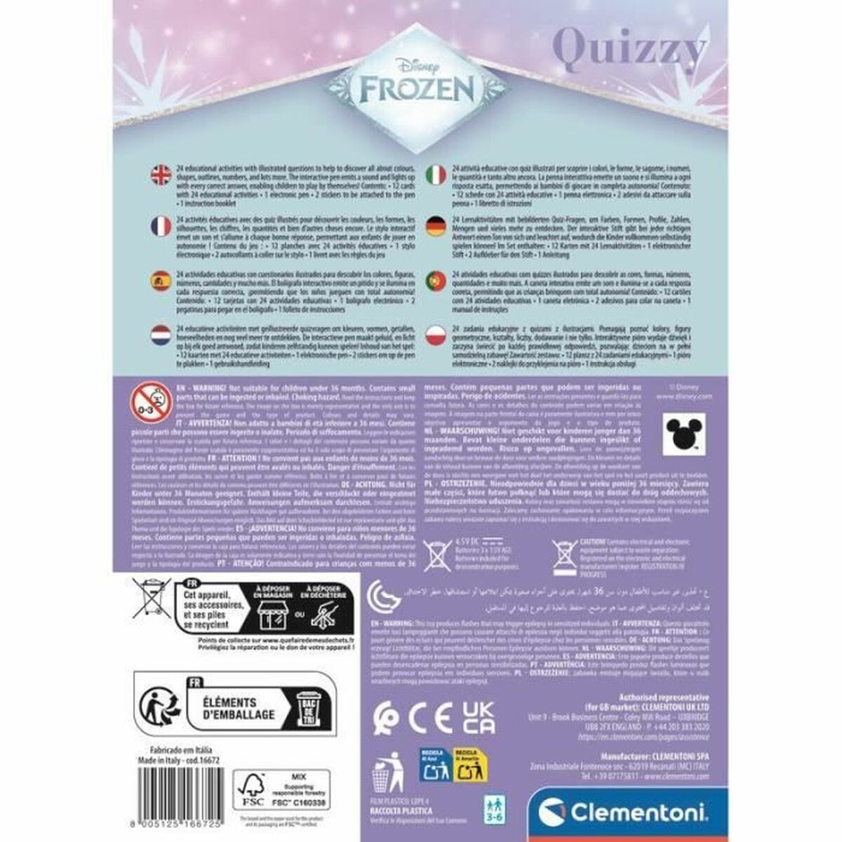 Puzzle Clementoni Quizzy – Frozen