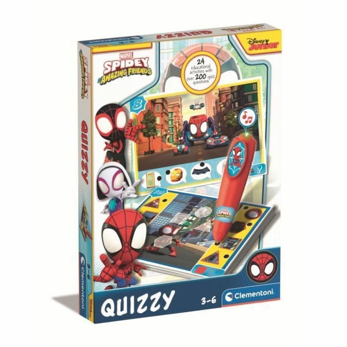 Educational Game Clementoni Spidey Amazing Friends Quizzy Educational Game Clementoni Spidey Amazing Friends Quizzy
