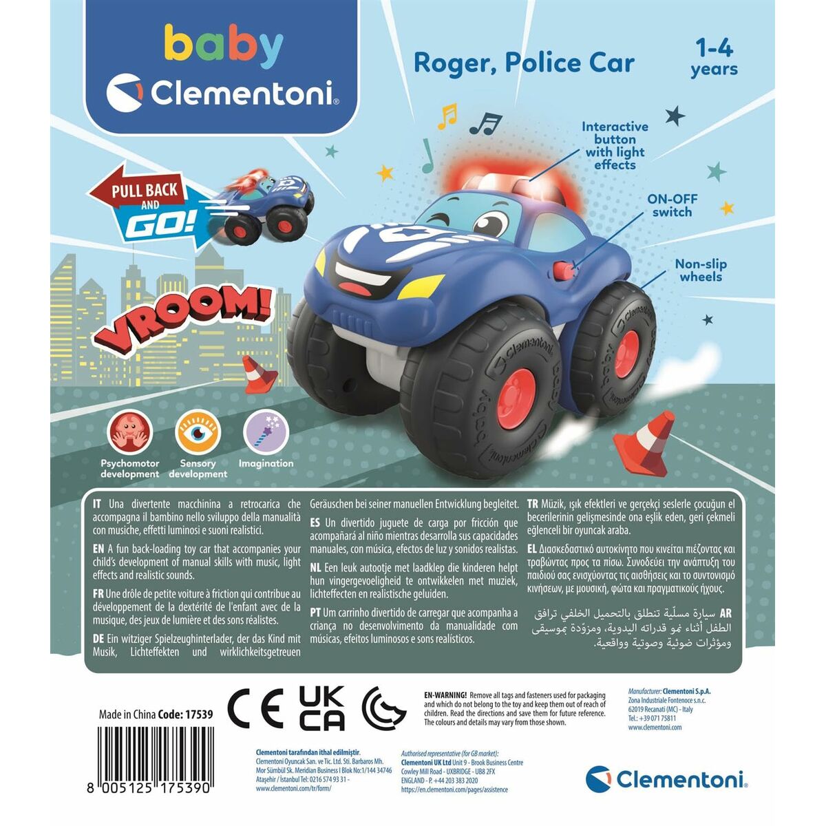 Toy car Clementoni Roger