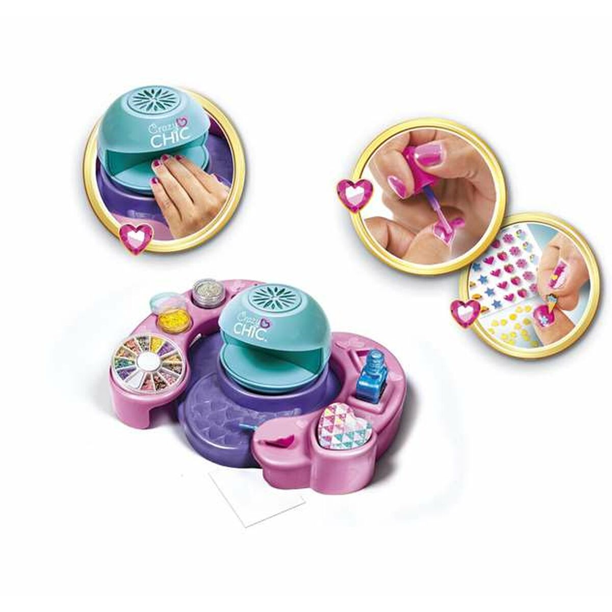 Children’s Make-up Set Clementoni COOL NAILS 38,5 x 28,5 x 7,8 cm