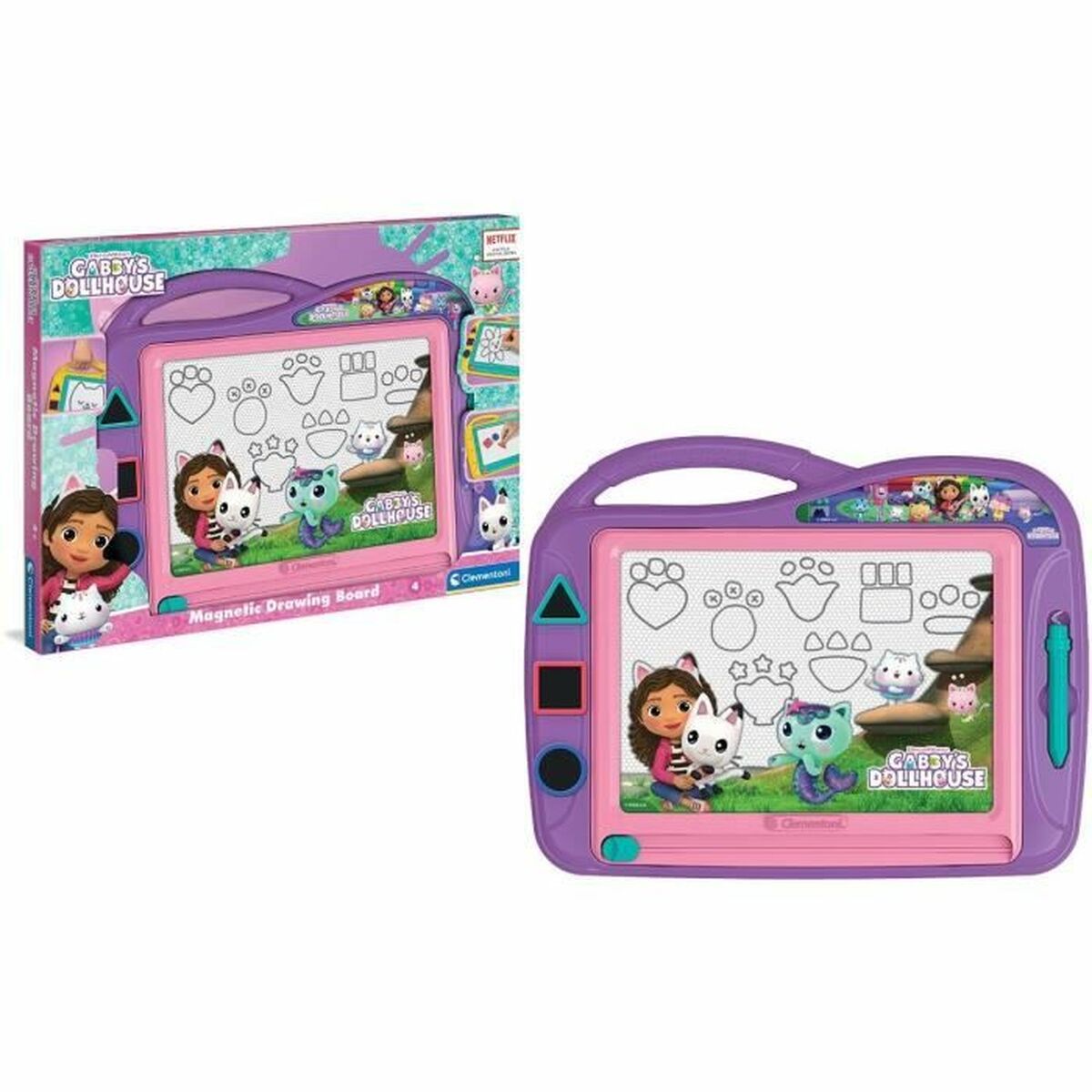 Magic Blackboard Clementoni Gabby’S Dollshouse Plastic Magic Blackboard Clementoni Gabby’S Dollshouse Plastic