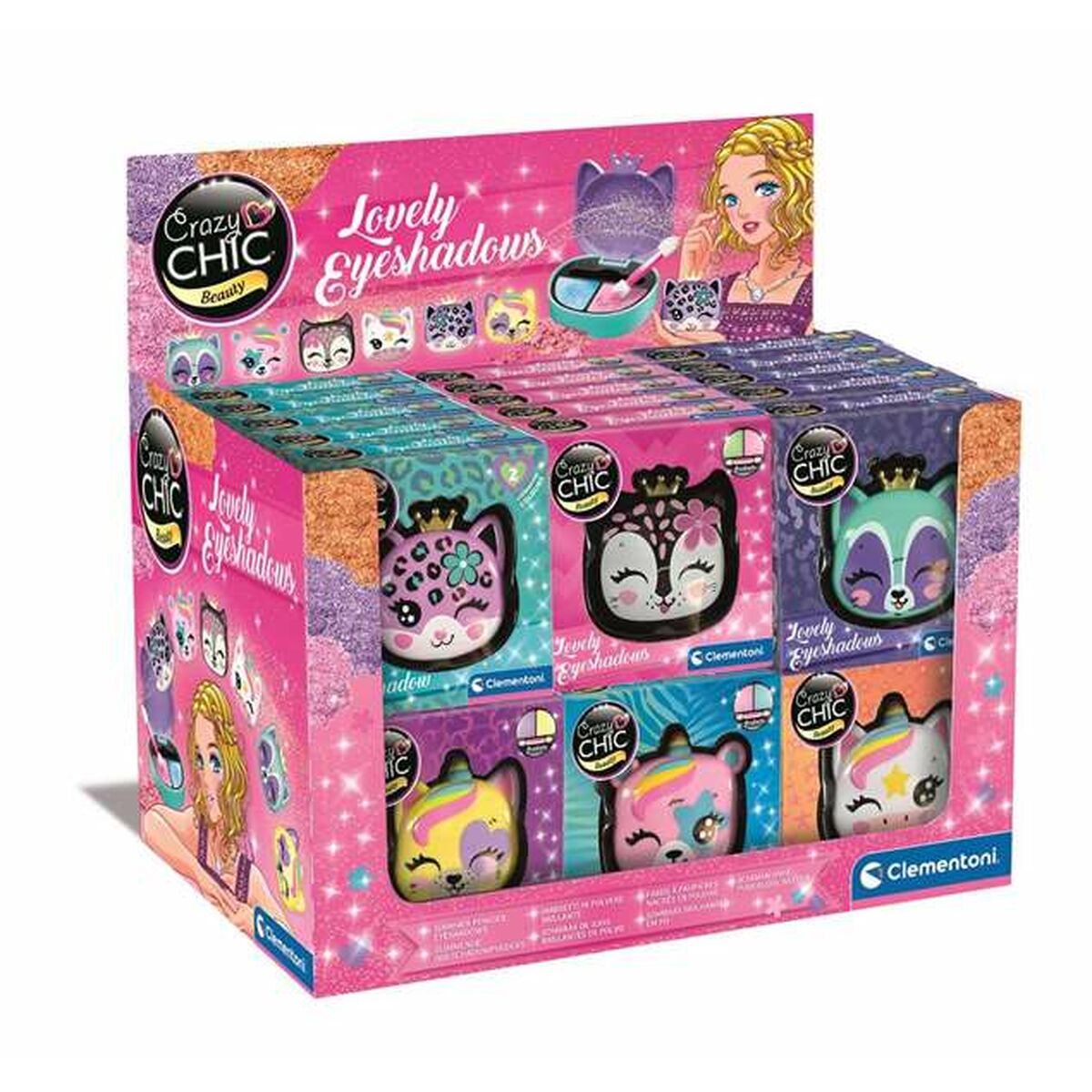 Children’s Make-up Set Clementoni Lovely Eyeshadow