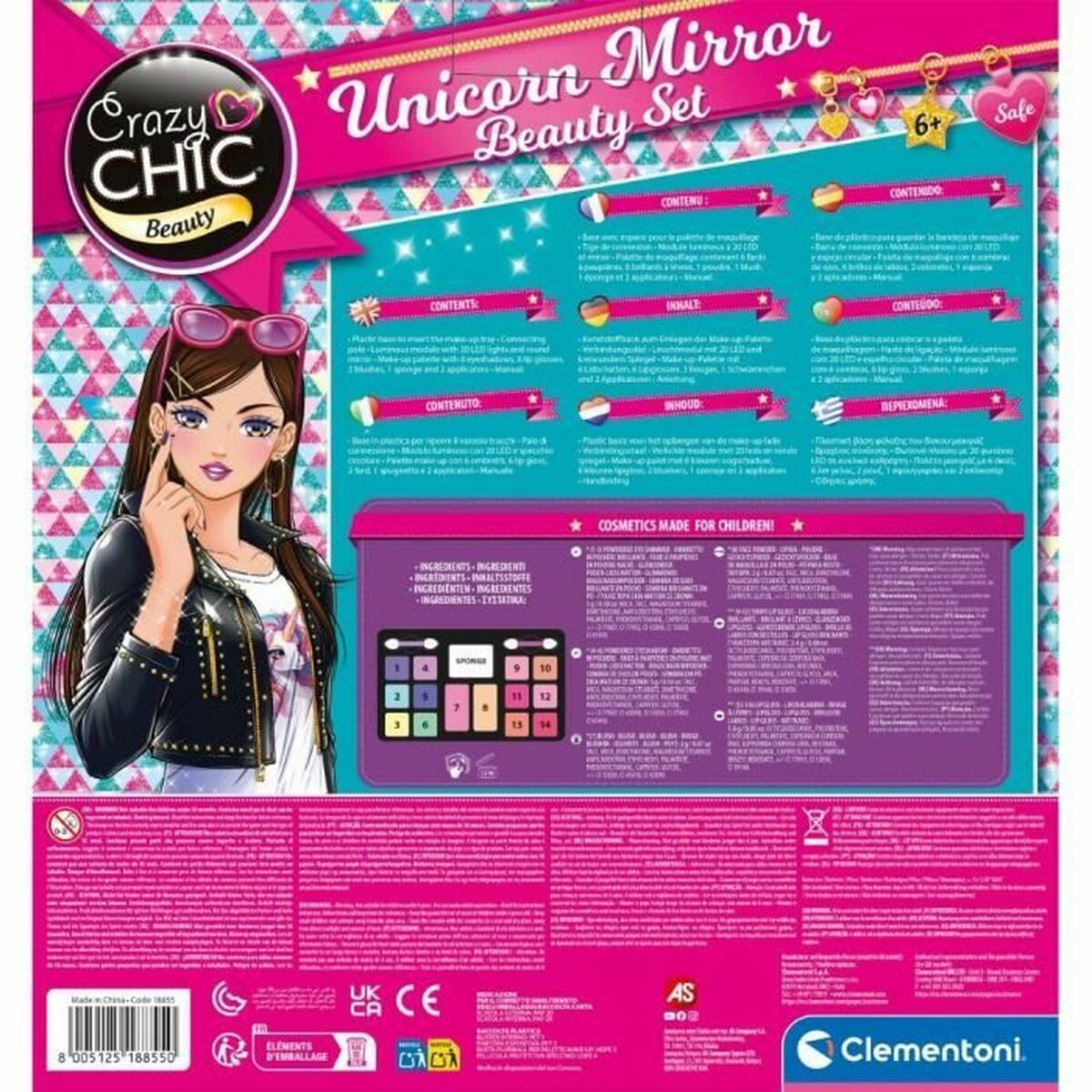 Children’s Make-up Set Clementoni Unicorn