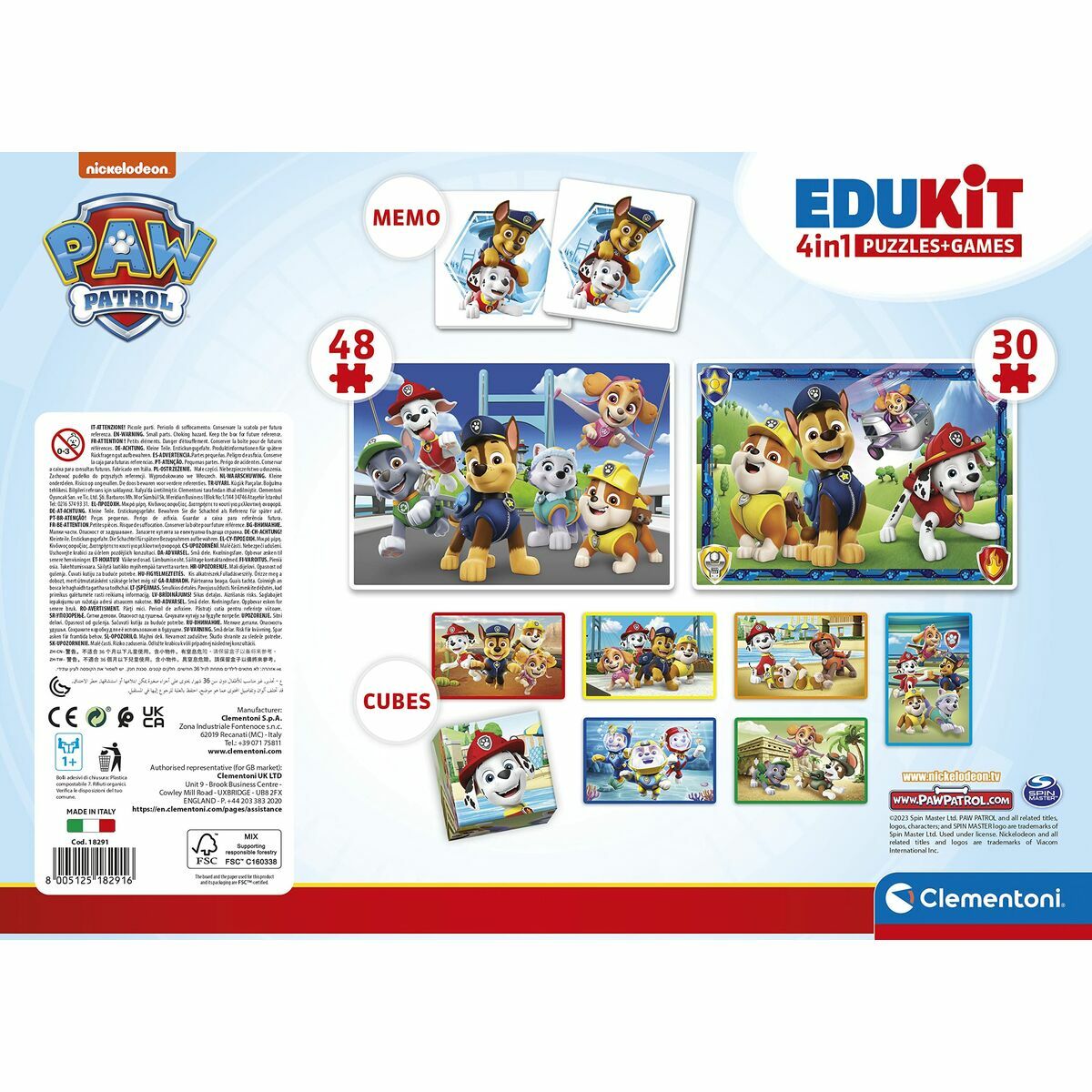 4-Puzzle Set Clementoni
