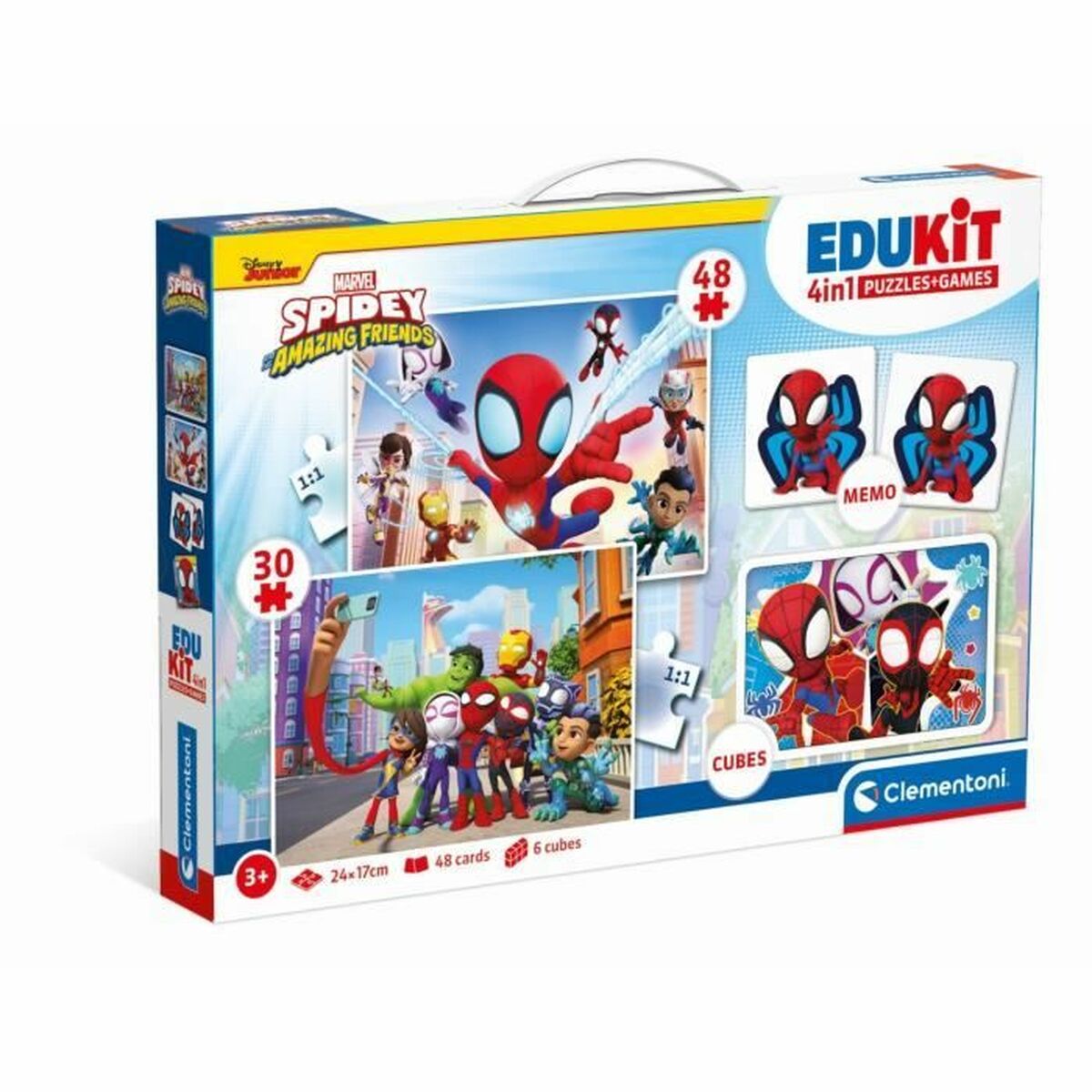 Educational Game Clementoni Coffret Spidey 4 en 1 (FR) Educational Game Clementoni Coffret Spidey 4 en 1 (FR)