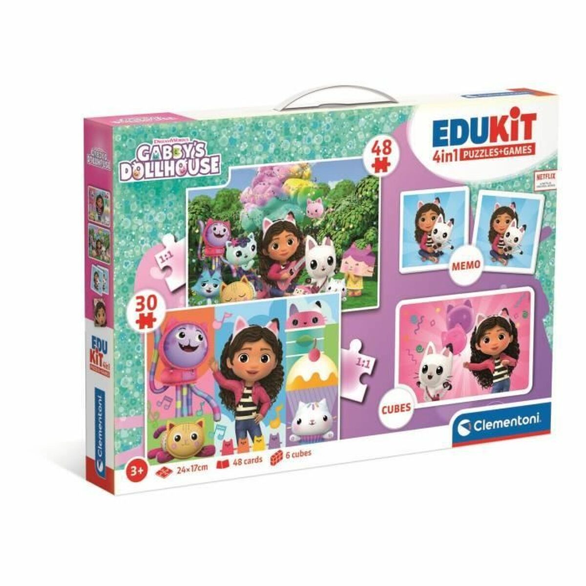 Interactive Toy for Babies Clementoni Edukit 4 en 1 Gabby y la casa mgica
