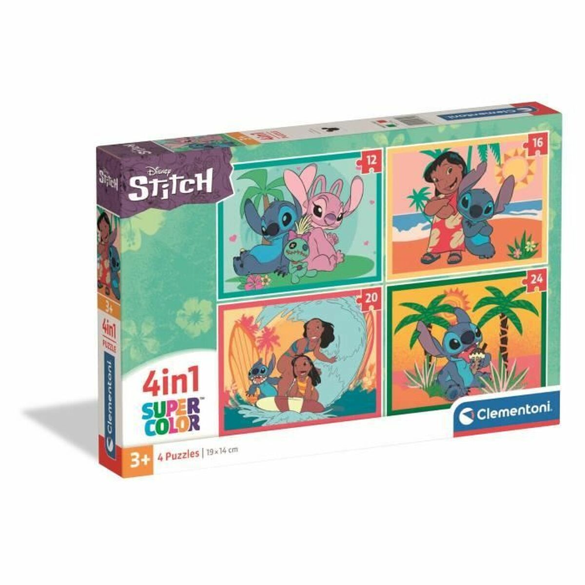 Puzzle Clementoni Stitch (4 Units)